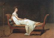 Jacques-Louis  David portrait of madame recamier